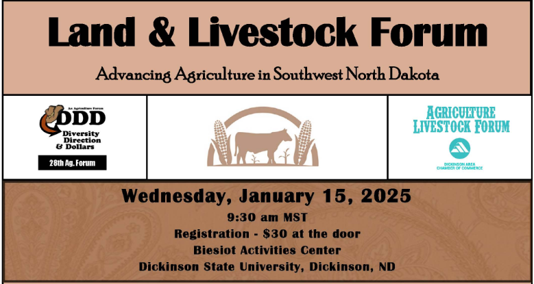 Land and Livestock forum dickson nd